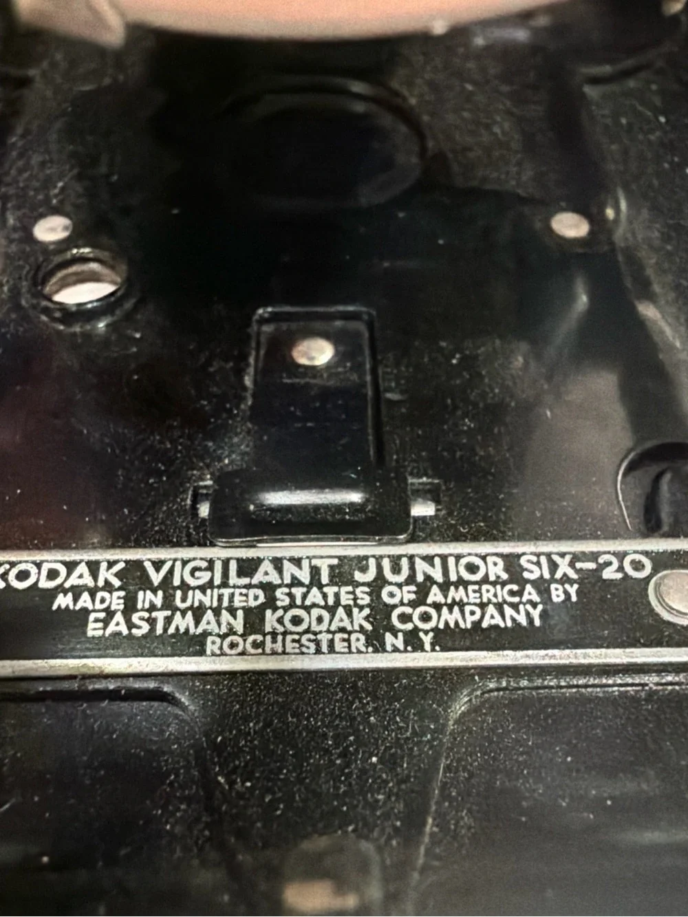 Kodak Vigilant Junior Six-20 Folding Camera Kodamatic Original Box 1940s